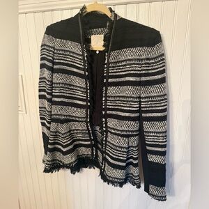 Rebecca Taylor Tweed Peplum Jacket Size 2